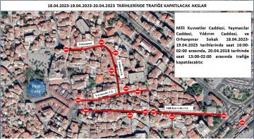 BALIKESİRDE ÇARŞI MERKEZİ TRAFİĞE KAPANIYOR