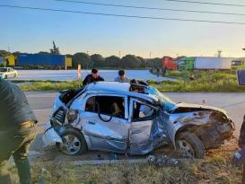 BANDIRMA BURSA YOLUNDA YARALAMALI TEK TARAFLI TRAFİK KAZASI.