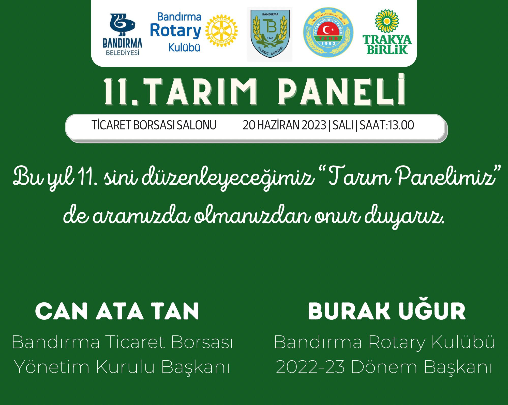 11.TARIM FUARINA BURAK UĞUR DAN ÇAĞRI