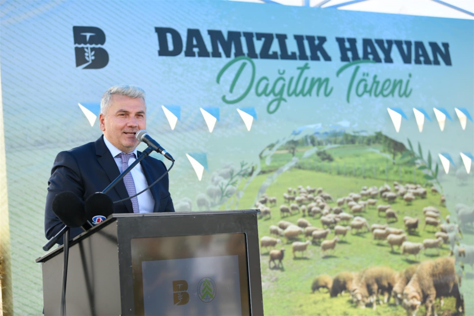 Dursunbeyli üreticiye damızlık küçükbaş hayvan desteği