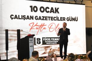 Başkan Yılmaz, 10 Ocak Çalışan Gazeteciler Günü’nde basını ağırladı