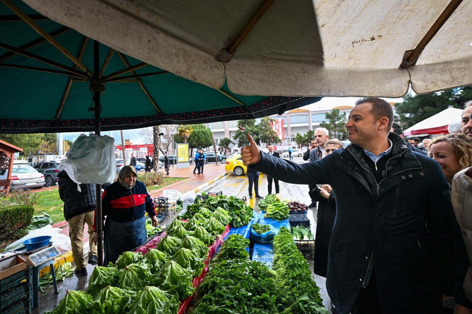 Başkan Akın: “Kapalı semt pazarı için çalışma başlatacağız”