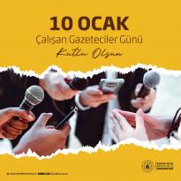 Rektörümüz Prof. Dr. İsmail Boz’un 10 Ocak Çalışan Gazeteciler Günü Dolayısıyla Mesajı